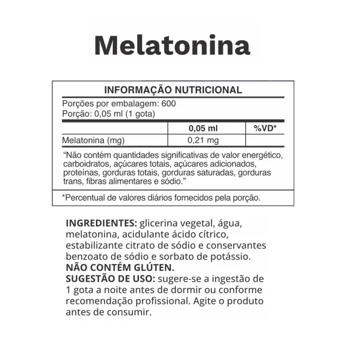 Melatonina 30ml - Ocean Drop