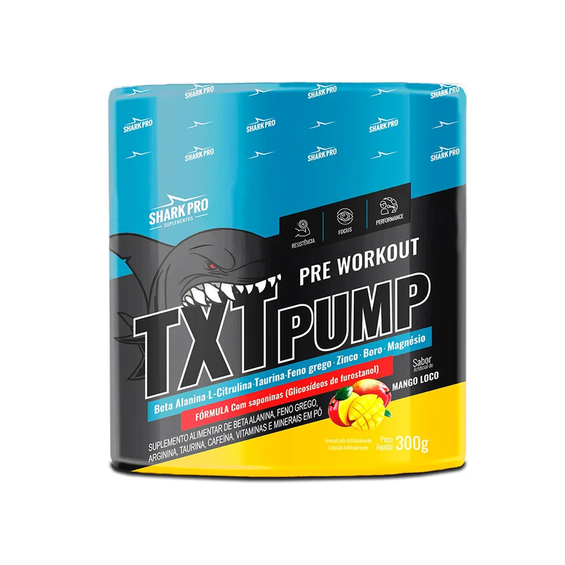 SHARK PRO - TXT PUMP - PRÉ TREINO 300G