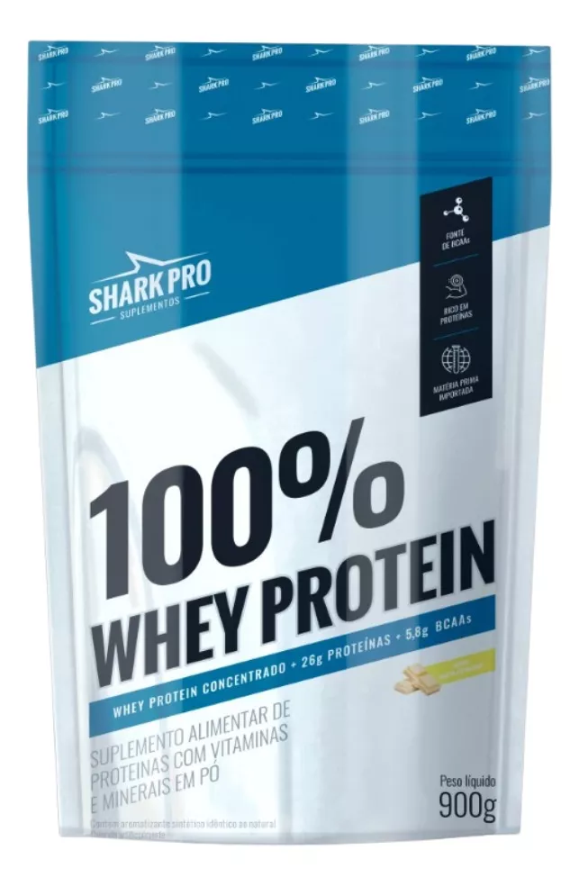 SHARK PRO - 100% WHEY PROTEIN -  REFIL 900g