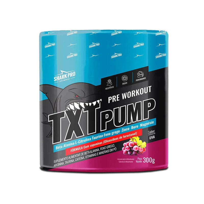 SHARK PRO - TXT PUMP - PRÉ TREINO 300G