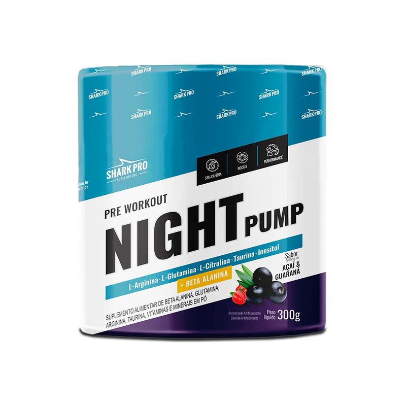 SHARK PRO - NIGHT PUMP - PRÉ TREINO 300G