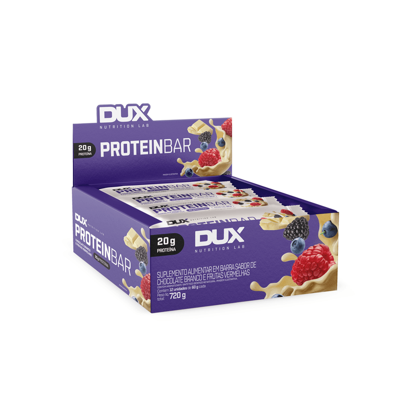 DUX NUTRITION - PROTEIN BAR - 12 UNIDADES