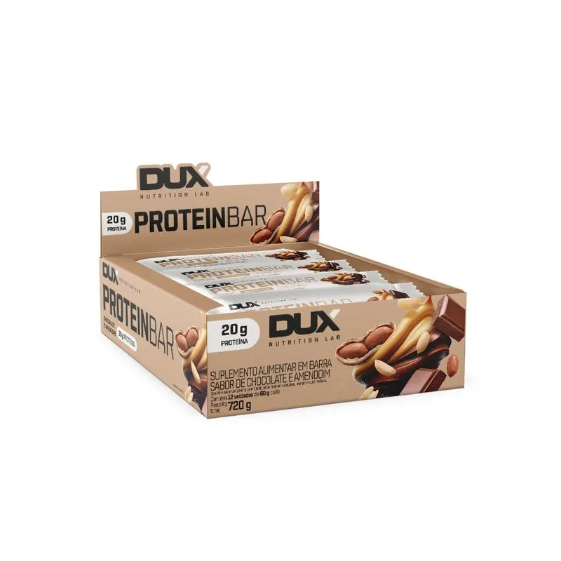 DUX NUTRITION - PROTEIN BAR - 12 UNIDADES