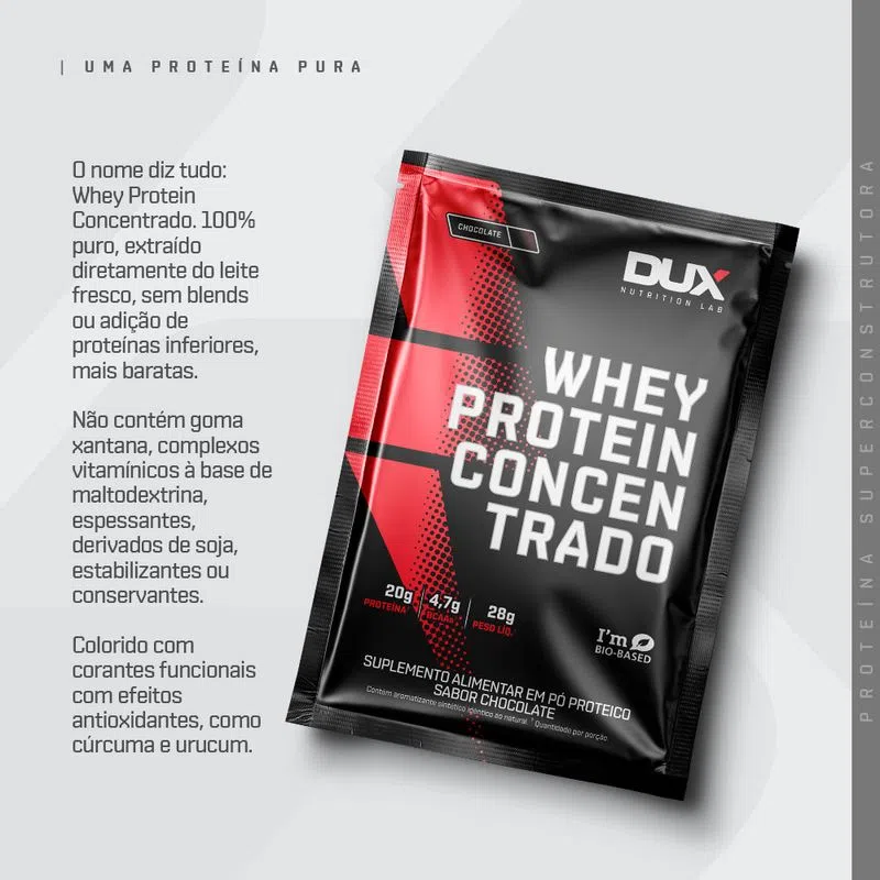 DUX NUTRITION - WHEY PROTEIN CONCENTRADO - SACHÊ 28G