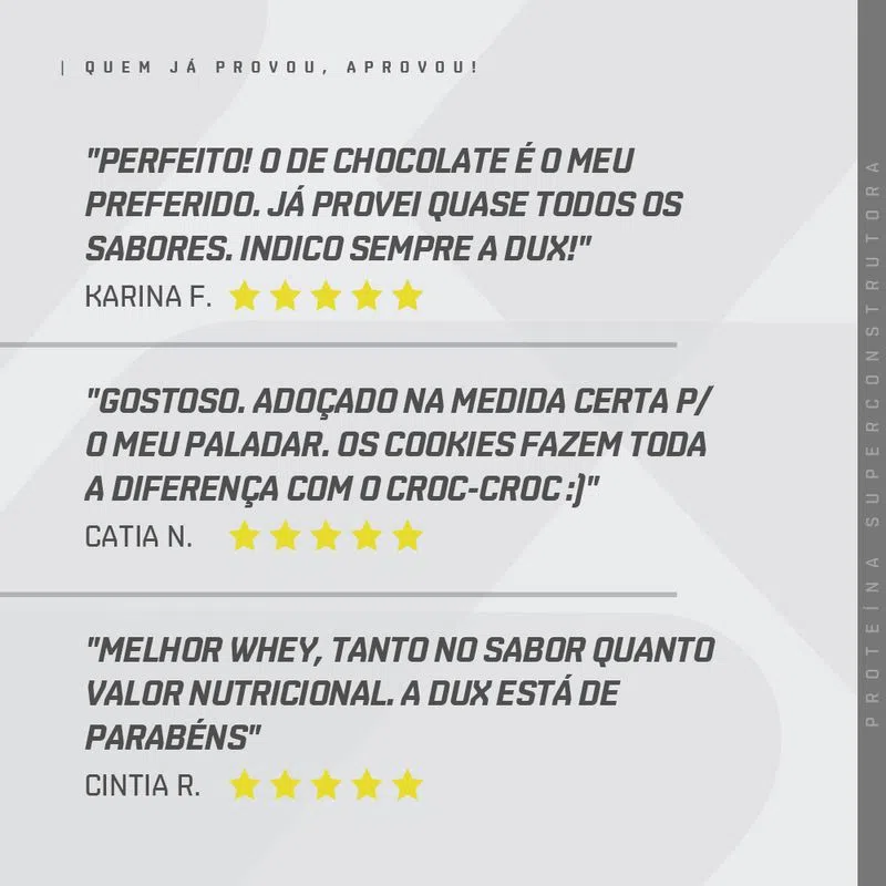 DUX NUTRITION - WHEY PROTEIN CONCENTRADO - SACHÊ 28G