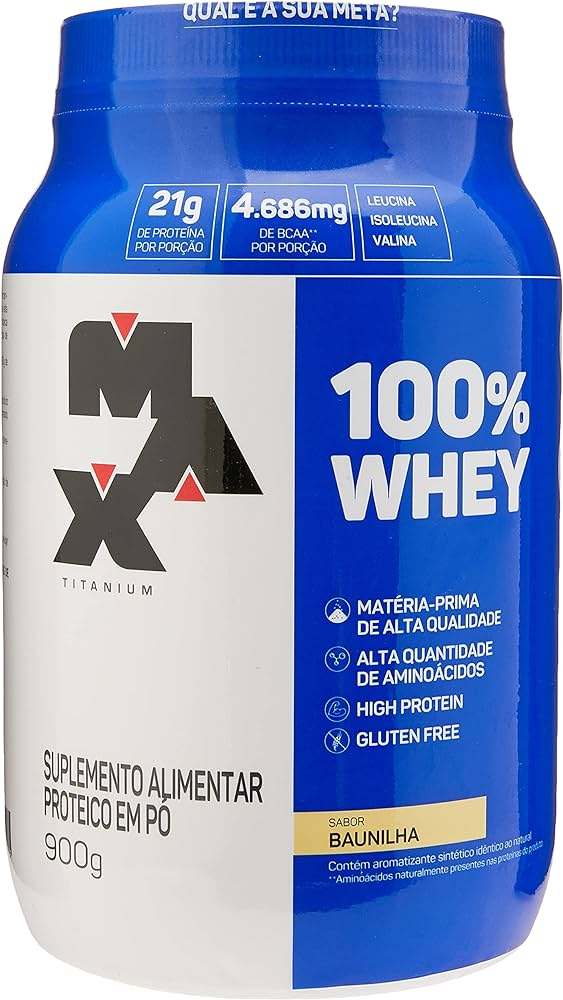 Max Titanium - 100% Whey Pote 900G