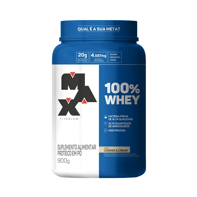 Max Titanium - 100% Whey Pote 900G