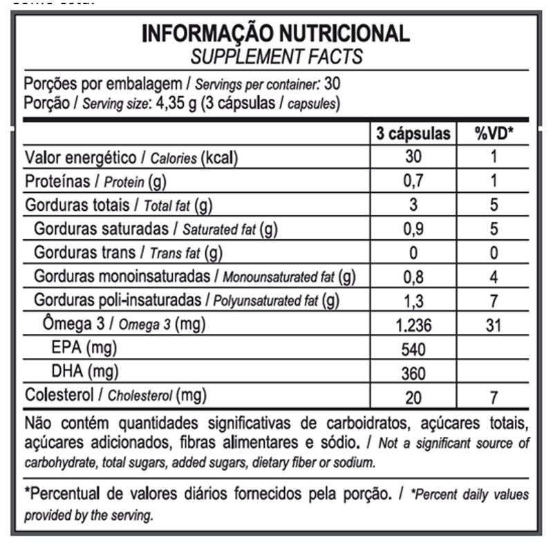 Max Titanium - Omega 3 90 Caps -  Livre