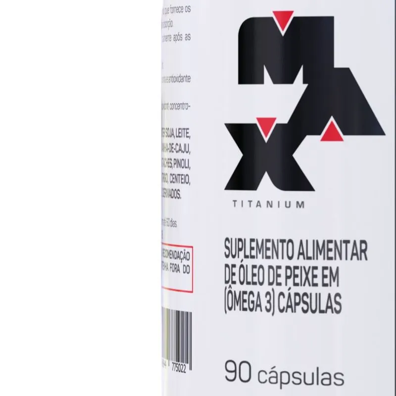 Max Titanium - Omega 3 90 Caps -  Livre