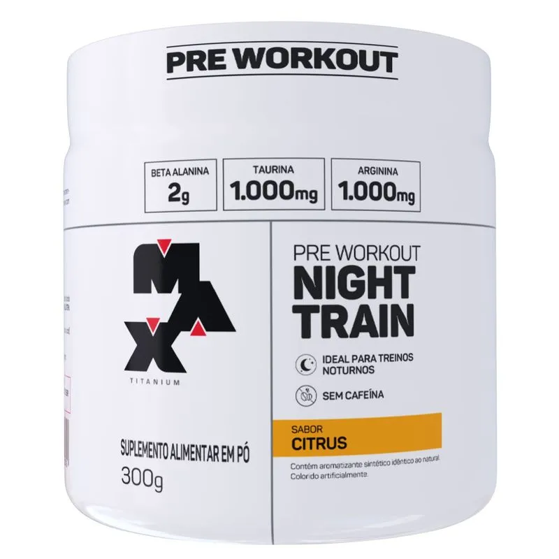 Max titanium - Night Train - Max TitaniumFrutas Vermelhas 300g