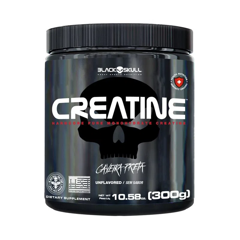 BLACK SKULL - CREATINE - CREATINA MONOHIDRATADA - 300G