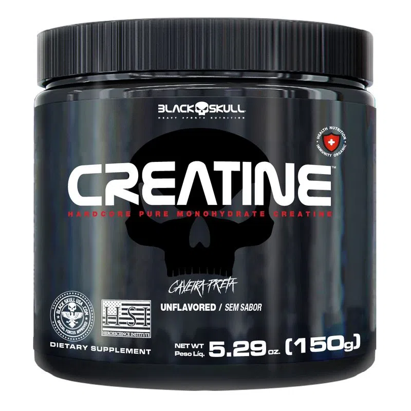 BLACK SKULL - CREATINE - CREATINA MONOHIDRATADA - 150G