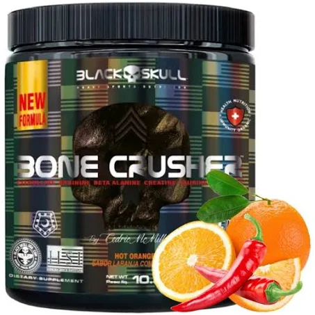 BLACK SKULL - Pré Treino Bone Crusher Black Skull 300g