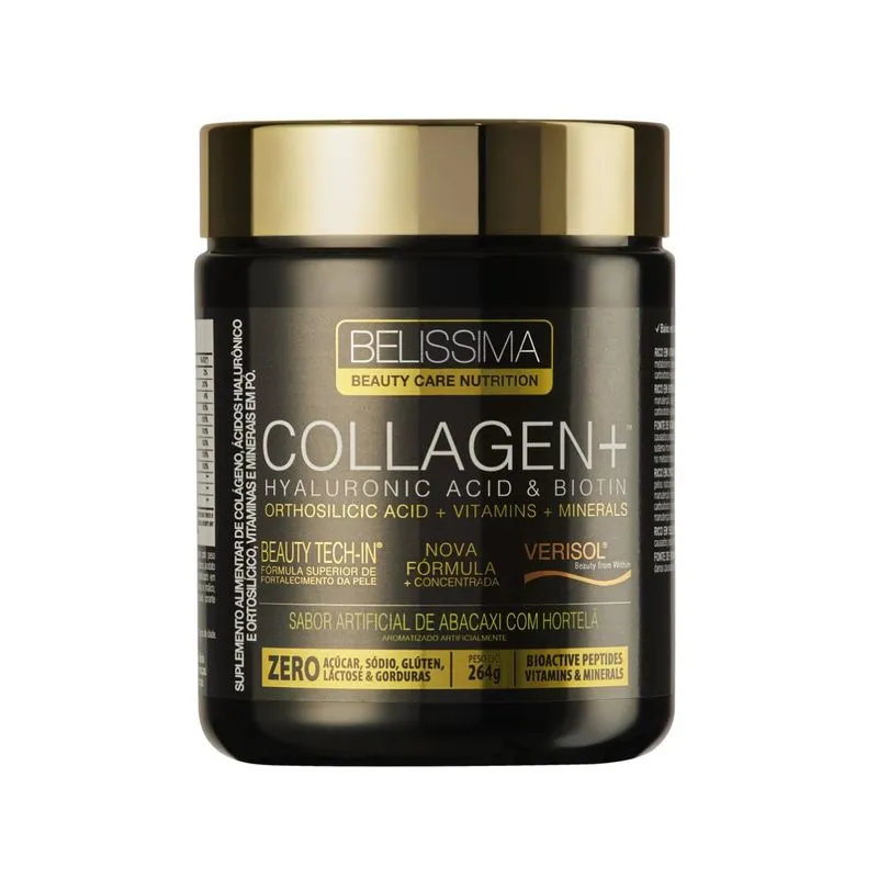 BLACK SKULL - COLLAGEN PLUS 264G - BELÍSSIMA