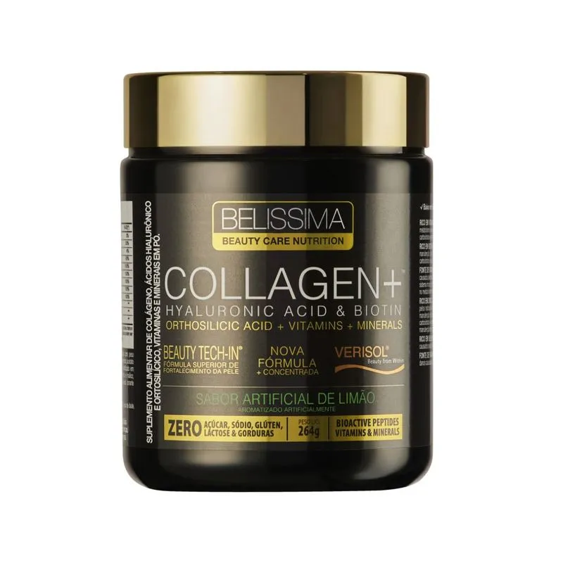 BLACK SKULL - COLLAGEN PLUS 264G - BELÍSSIMA