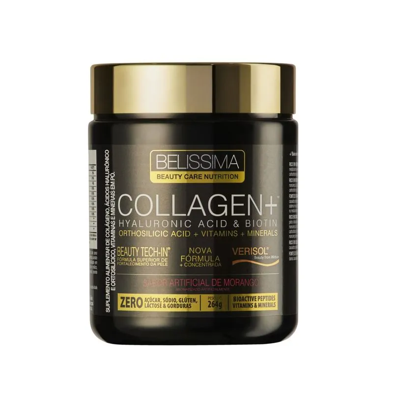 BLACK SKULL - COLLAGEN PLUS 264G - BELÍSSIMA