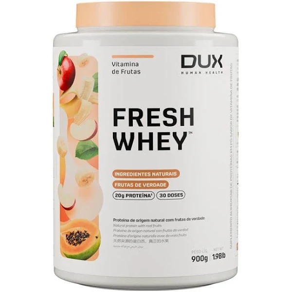 DUX NUTRITION - FRESHWHEY™ CHOCOLATE E AVELÃ - POTE 900G