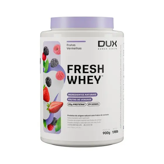 DUX NUTRITION - FRESHWHEY™ CHOCOLATE E AVELÃ - POTE 900G