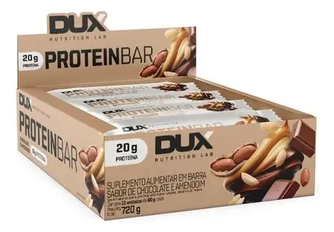 DUX NUTRITION - PROTEIN BAR - 12 UNIDADES