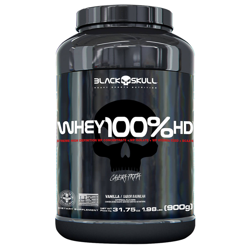 BLACK SKULL - WHEY 100% HD - 900G