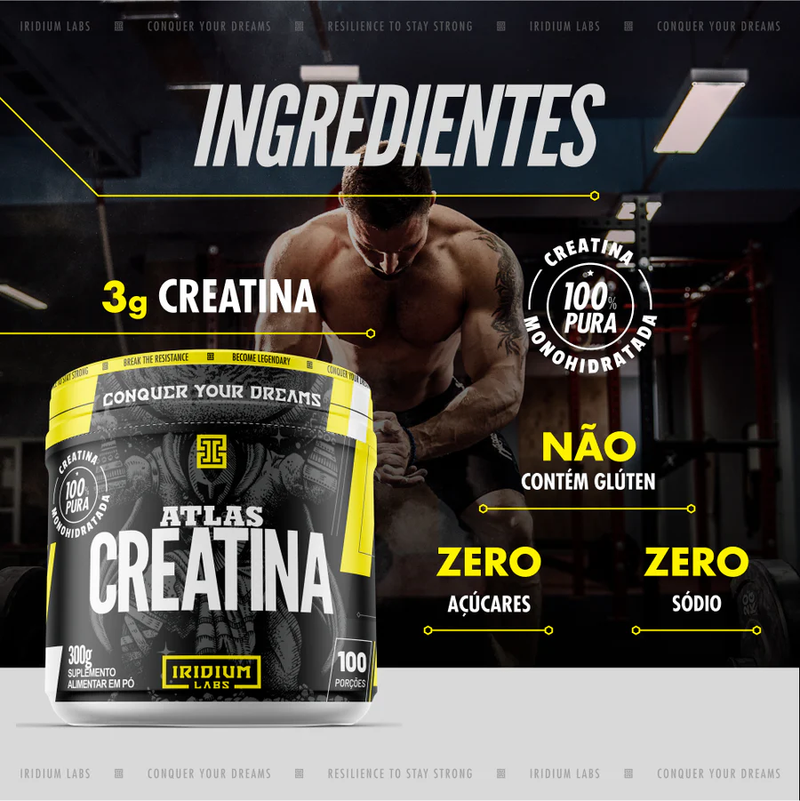 IRIDIUM - ATLAS CREATINA 300G