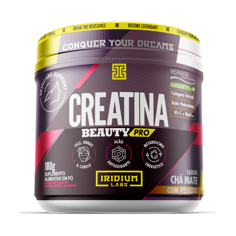 IRIDIUM - CREATINA BEAUTY PRO PESSEGO 180G