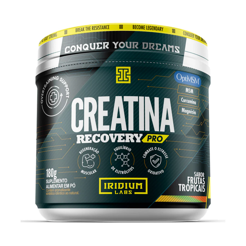 IRIDIUM - CREATINA RECOVERY PRO 180 G FRUTAS TROPICAIS