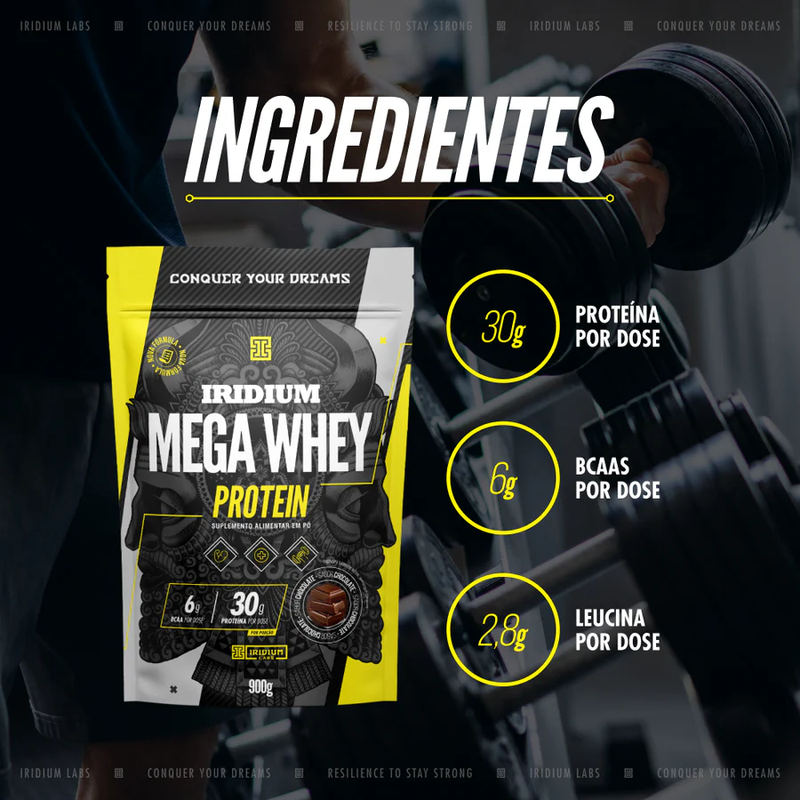 IRIDIUM - MEGA WHEY PROTEIN CHOCOLAT