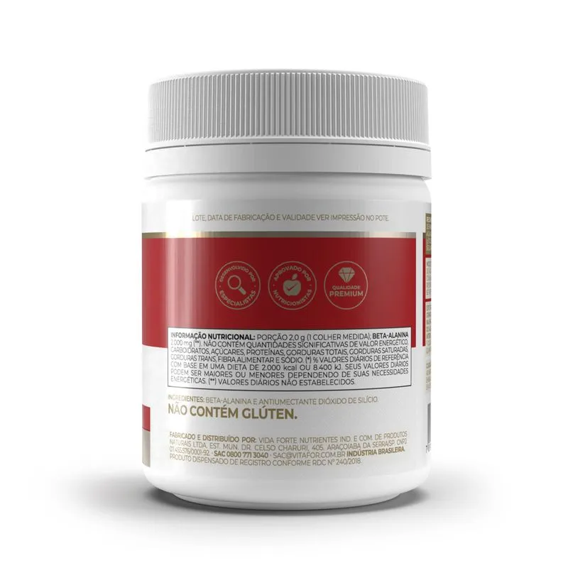 Beta Alanina 120g - Vitafor