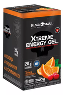 Xtreme Energy Gel - 10 sachês 30g laranja com acerola - Black Skull